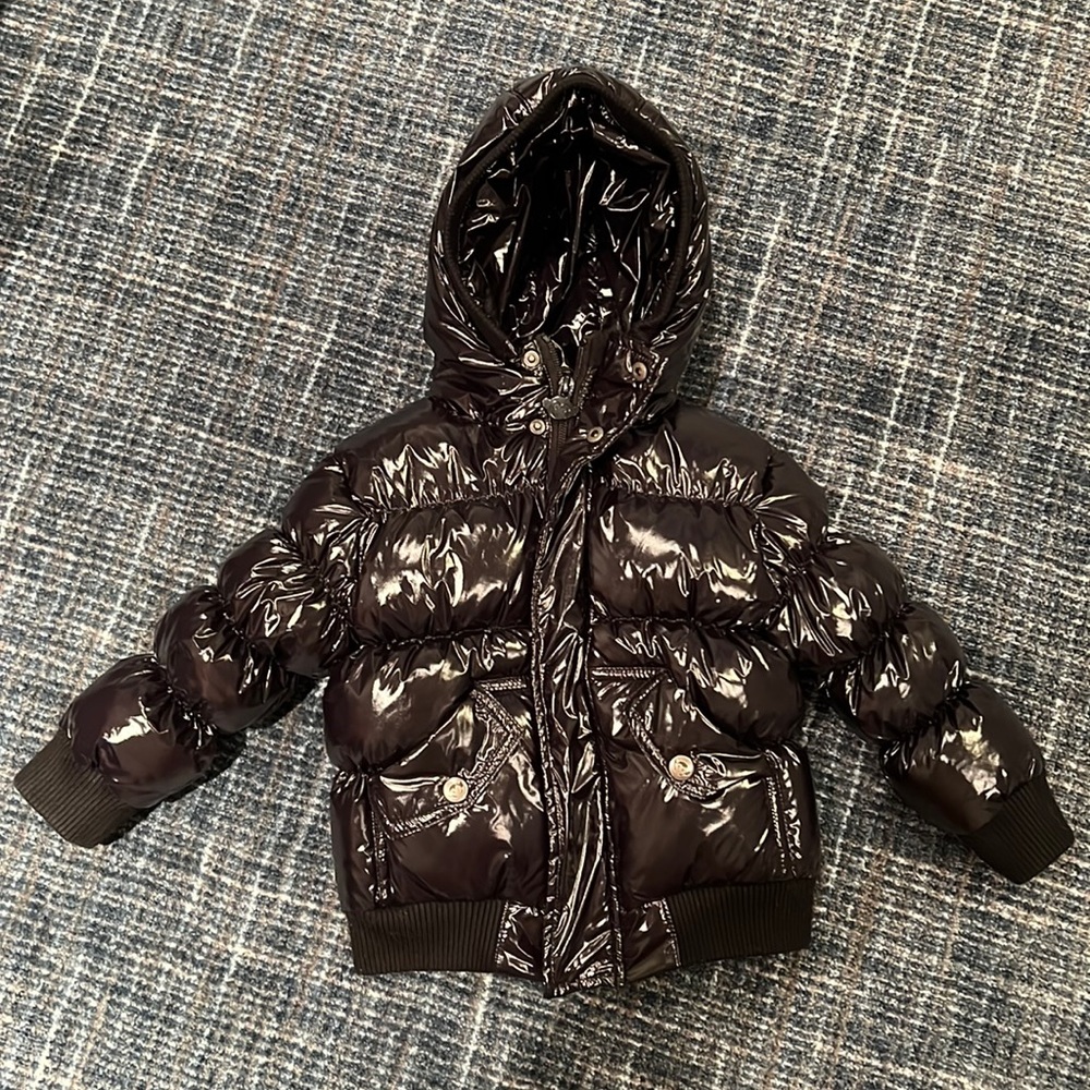 Appaman Black Shiny Puffer 3T